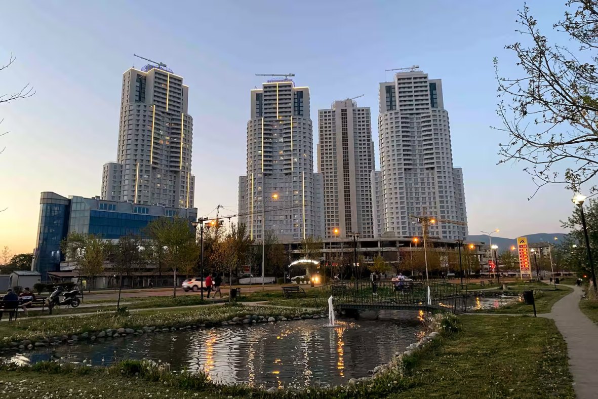 Exterior view of Cevahir Sky City, Skopje